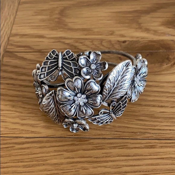 Anthropologie Jewelry - Like New Silver Cuff Bracelet